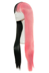 Peruca Maribella Roz/Negru